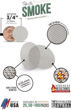 Made in The USA - 50 3/4 Inch (.75") Stainless Steel Mesh Pipe Screen Filters