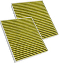 2PCS Capume Cabin Air Filter Replacement for CF11966, Sierra 1500 2019-2025, Silverado 1500 2019-2025, Yukon 2021-2025, Equinox 2018-2025, Blazer 2019-2025