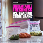 Ziploc Gallon Food Storage Bags, Stand-Up Bottom, Easy to Fill, 96 Count (Packaging May Vary)