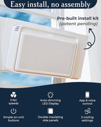 Windmill Window Air Conditioner - Quiet & Smart, Easy Install, Voice-Enabled, Remote & App Control AC Unit - 6,000 BTU