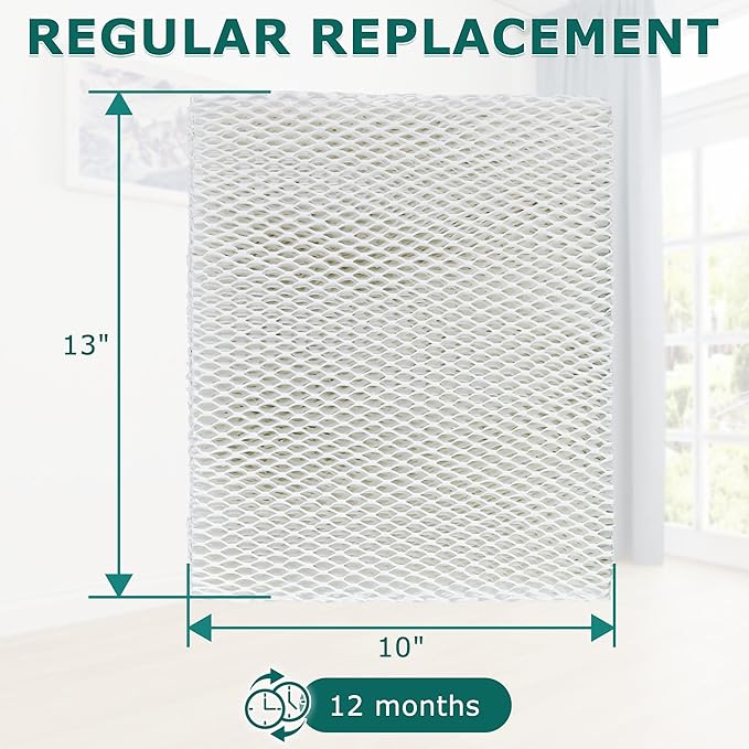 4 Pack 35 Water Panel for Humidifier Filter, Compatible with April.aire 300 350 360 560 560A 568 600 600A 600M 700 700A 700M 760 760A 768 Whole House Humidifier|10" x 13" by TOMOON