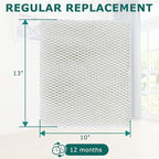 TOMOON 6 Pack Water Panel 35 for April.aire Humidifier, Compatible with Replace 300 350 360 560 560A 568 600 600A 600M 700 700A 700M 760 760A 768 April.aire Humidifiers|10" x 13"