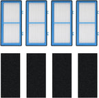 Nispira AER1 Filter Replacement for Holmes Air Purifier HAPF30AT HAP242-NUC Total Air 4 HEPA 4 Carbon Booster, Remove Odor Smoke VOCs 1.2 x 10 x 4.6 Inches