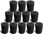 12 Packs Aquarium Fish Tank Filter Sponge, for Polaris Pool Cleaner Parts & Sweep Hose Tail Scrubbers Replacement, Fits 180 280 360 380 480 3900 Models
