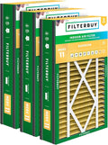 Filterbuy 16x25x3 Air Filter MERV 11 Superior Pet & Allergy Defense (3-Pack), Electrostatic Pleated HVAC AC Furnace Filters for Trion Air Bear, Lennox X0581 & More (Actual Size: 15.63 x 24.13 x 3.00)