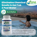 Spa Platinum Pro Natural Hot Tub Treatment – Fast Acting Cloudy Water Solution – Six Months Supply – Keep Spa Water Clear, Balanced & Fresh | Easy-to-Use Hot Tub Water Treatment – (8 oz x Pack of 6)