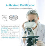 [WITH CHIP] AQUA CREST WF283-R Replacement for Elkay® 51300C, Compatible with Elkay® ezH20® and Halsey Taylor® Bottle Filling Stations, NSF/ANSI 42, Reduces Chlorine, Bad Taste & Odor, 3 Packs