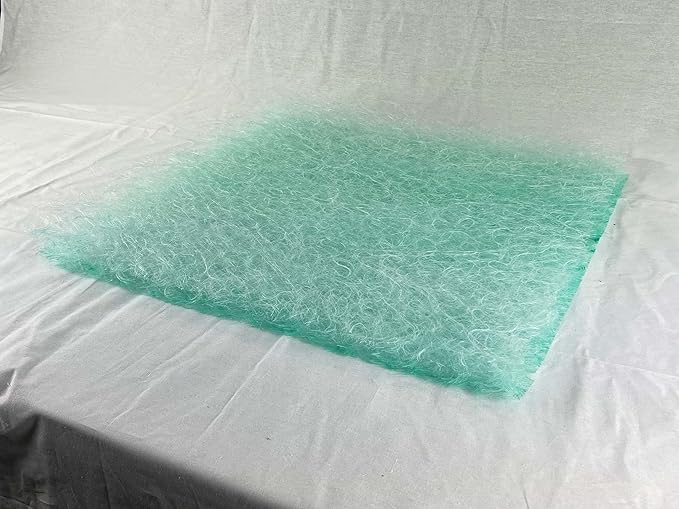 wioboy Paint Booth Exhaust Filter Pad, 25" x 20.5" (50/case) 15 Gram Fiberglass Paint Arrestor for Spray Booth