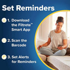 Filtrete 12x12x1 AC Furnace Air Filter, MERV 8, MPR 700, Tough on Pollen, Easy on Airflow, 3-Month Pleated 1-Inch Electrostatic Air Cleaning Filter, 4-Pack (Actual Size 11.813 x 11.813 x 0.81 in)