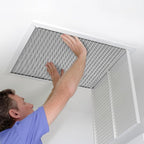 VEVOR 20x25x4 inch Electrostatic Air Filter, AC/HVAC Furnace Filter Washable & Reusable Aluminum, MERV 8 Long Lifetime, Home or Office (Actual Size: 19.37 x 24.37 x 3.58 in)