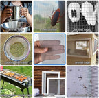 Stainless Steel Woven Wire Mesh Window Screen Mesh, Stainless Steel Woven Wire, 16 Rodent Proof Insect Screen, for DIY, Vent, Filter, Window Garden
