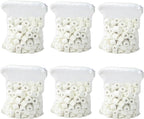 AQUANEAT Bio Ceramic Rings 6 lbs Aquarium Sump Filter Media Fish Tank Koi Pond Canister Filter Media in 6 Free Mesh Bags