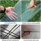 Glass Roof Pergola Polycarbonate Roofing Roll Polycarbonate Panels for Sunrooms, Open-Air Gardens, Greenhouses, Agricultural Use, Sheds(0.8x15m)