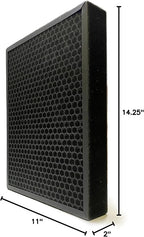 Nispira True HEPA Filter Replacement Compatible with Breathe 45i Smart Flex Air purifier. Compared to Part B4-Odor, B4-Fresh, FL40-Silver-Carbon, 2 Packs