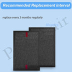 HRFSC1 Replacement Filter S 3 Pack Compatible with Honey-well HPA3000 PowerPlus Air Purifier and HPA5000 Insight Series Air Purifiers HRFSC1 Activated Carbon Filter