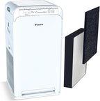 Daikin MCB50YSAU Room Air Purifier for Home, HEPA, Activated Carbon, Pre-Filter and UVC LED Light, Zero Ozone Product, CARB Certified, 10.5 x 10.5 x 19.5 in
