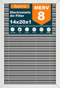 14x20x1 Reusable Air Filter, Washable, MERV 8, Permanent Electrostatic Air Filter, Lasts a Lifetime, Breathe Safely at Home or in the Office