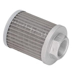 Qiilu Suction Strainer Filter - Stainless Steel Oil Filter for Hydraulic Systems,Works with Car Engines and Generators - and Pollutants Removal