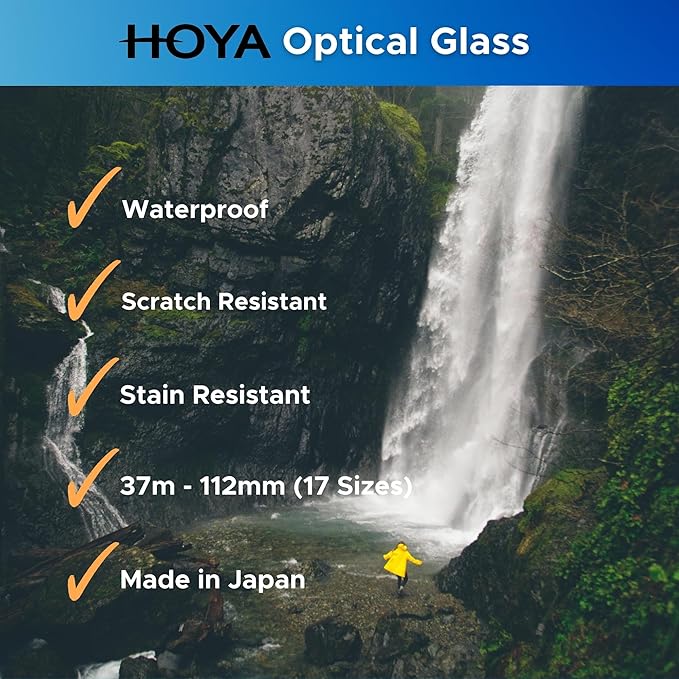 Hoya EVO Antistatic 52mm UV Filter — Camera Filters with 16-Layer SMC Coating, 3mm Thick, Optical Glass for Superior Resolution - Dust, Stain & Scratch-Resistant for Clear and Distortion-Free Images