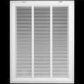 HVAC Premium 18 x 25 Duct Opening Steel Return Air Filter Grille, for 1-inch Filter, Removable Door, Flat Stamped HVAC Vent Cover Grille, Outer Dimensions 20.5 x 27.5