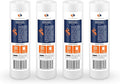 Aquaboon 5 Micron 10 x 2.5 Sediment Filter - Whole House Water Filter Replacement Compatible with Well Water Filters - P5, AP110, WHKF-GD05, 4 Pack