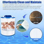 2 Pack SPA Filter Cartridge 6CH-502 Compatible with Artesian Spas 50, 06-0006-12, 06-0005-12, Filbur FC-0311, Pleatco PAS50SV-F2M, Certified with NSF50 for Material Safety, Hot Tub Filters
