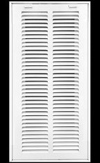HVAC Premium 8 x 36 Duct Opening Steel Return Air Filter Grille, for 1-inch Filter, Removable Door, Flat Stamped HVAC Vent Cover Grille, Outer Dimensions 10.5 x 38.5