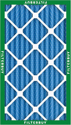 Filterbuy 14x24x2 Air Filter MERV 13 Optimal Smoke & Allergy Defense (4-Pack), Electrostatic Pleated HVAC AC Furnace Filters Replacement, Made in USA (Actual Size: 13.50 x 23.50 x 1.75)