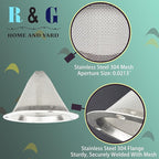 1 PC-Cone-Type Stainless Steel Spark Arrestor Screen 2.8”