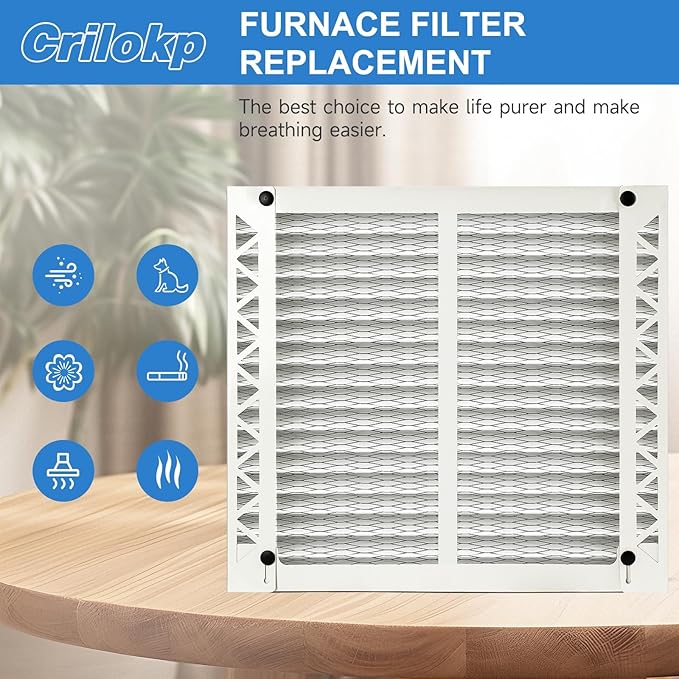 2 Pack 213 Replacement Filter Compatible with AprilAire Whole House Air Purifiers Model 1210, 1620, 2210, 2216, 3210, 4200, Size:20x25x4(20.2" x 25.4" x 3.77") MERV 13 Pleated HVAC AC Furnace Filter