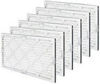 Amazon Basics 14x25x1 Air Filter 6 Pack, MERV 11 AC Furnace Filters (Actual Size: 13.75" x 24.75" x 0.75")