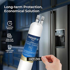 Waterdrop Plus EDR3RXD1 Replacement for Everydrop® Filter 3, 4396841, 4396710, 46-9083, 46-9030, NSF/ANSI 401&53 Refrigerator Water Filter