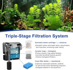 Aquarium Media Maintenance Kit Replacement for Fluval AC50 Power Filter, Includes 1 Blue Foam Filters, 1 Pack Ceramic Rings and 2 Activated Carbon Bag, for 20-to-50 Gallon Aquariums