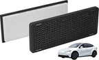 Tesla Model Y Front Trunk HEPA Carbon Air Filters Kit - (2x HEPA filters and 2x Carbon filters per package) - 4 packs per package with installation tools
