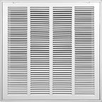 Fancat Return Air Filter Grille for 20x20 Ducts, Steel Air Vent Cover with Removable Door for 1" Filters | Fits Sidewall & Ceiling | Outer Size: 22 5/8" W x 22 5/8" H