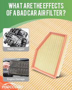 2-Pack Engine Air Filter Fits for 2026-19 BMW X5, X7, 2023-18 X3, 2026-20 X6, 2023-17 540i xDrive, 530i, 540i, 2022-19 530i xDrive, 2023-16 740i, 2024-18 530e Car Replacement Accessories