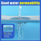 AQUANEAT Aquarium Filter Sponge 8-Layer Filter Media Pad, Cut-to-Size Foam Floss for Fish Tank Sump Pond (28" x 11" x 0.6")