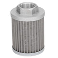 Qiilu Suction Strainer Filter - Stainless Steel Oil Filter for Hydraulic Systems,Works with Car Engines and Generators - and Pollutants Removal