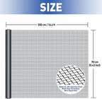 MAGZO 304 Stainless Steel Mesh Screen Roll 35in x 16ft - 22 Mesh Pet Proof Metal Window Screen Replacement, Screen Door Mesh for Patio,Porch,Pet,Cage,Vent Cover,Filter,Gutter Guard,Rodent Protection