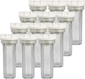 SpiroPure Clear Water Filter Housing 10 inch / 2.5 x 10 / 158117 Transparent Standard Housing (Case of 12)