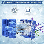Hot Tub Mineral Cartridge for Sundance Spas,Silver Ion Cartridge Can Last for 4 Months,Spa Mineral Cartridges Makes Your Spa Water Clean and Clarified 2 Pack