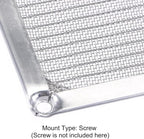 MECCANIXITY 120mm Computer Fan Filter Grills Stainless Steel Mesh Dustproof Case Cover for Computers, Pack of 2