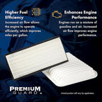 PG Engine Air Filter PA99077 | Fits 2023-2025 Ram ProMaster 2500, ProMaster 3500, ProMaster 1500, 2023-2024 Airstream Rangeline, 2008-2022 Fiat Ducato, 2011-2023 Peugeot Manager