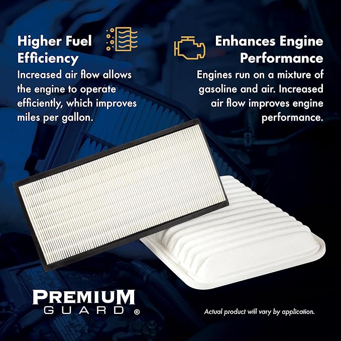 PG Engine Air Filter PA99222 | Fits 2017-2025 Cadillac XT5, 2018-2024 Buick Enclave, 2019-2025 Chevrolet Blazer, 2020-2025 Cadillac XT6, 2024 Chevrolet Traverse Limited, 2018-2023 Traverse