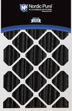 Nordic Pure 16x25x5 (Actual Size: 15 3/4 x 24 3/4 x 4 3/8) Honeywell/Lennox Replacement Odor Reduction Merv 8 Filter 4 PK