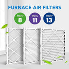 LotFancy 20x25x1 Air Filter MERV 11 6-Pack, Electrostatic Pleated AC Furnace Air Filter, Captures Dust, Smog & Pet Dander, Actual Size: 19.75"x23.75"x0.75"