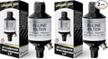 LE LEMATEC Air Compressor Water Separator - 1/4 NPT Inline Moisture Trap, Air Dryer for Pneumatic Tools, HVLP Spray Paint Gun & Airbrush with Easy Drain Valve, AI303 (Pack of 2)