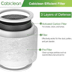 Core Mini Replacement Filter Compatible with LEVOIT Core Mini Air Purifier,Core Mini-P, Replace Part #Core Mini-RF, 2 Filter & 10 Fragrance Sponge