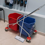 Detachable Handle Dust Mop with Reusable Dry and Wet Cleaning Pads, Convenient No Wash Floor Cleaning Mop for Hardwood, Tile, and Laminate Floors, Suitable for Home and Office Use
