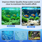 Aquarium Carbon Pad -Premium Cut to Fit Carbon Infused Filter Pad Media for Crystal Clear Fish Tank and Ponds (10.5x72in)